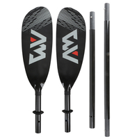 100% Carbone Lame Kayak Paddle KP-3 230cm 4 Section Rame Canoë pour Kayak Gonflable Stand-Up Paddleboarding Double Accessoire