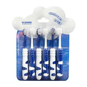 Wisdom Cloud Toothbrush 6Pcs Brosse à dents à poils super doux pour enfants âgés de 3 à 12 ans - Product Image 1