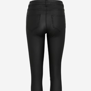 Leggings à la taille en similicuir pour femmes - Product Image 1