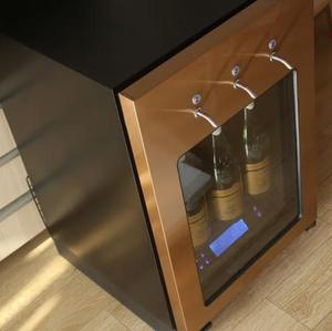 Stand Up Wine Cooler frigo Mini distributore di <span class=keywords><strong>vino</strong></span> frigo con 6 bottiglie 3 beccuccio