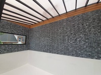 NEU 1/6 panneau mural en fausse brique décorative, série de briques rustiques, Faux placage de brique