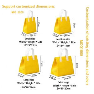 Custom Logo Thermal Tote Lunch Cooler Bag Reusable Insulated Delivery Bag for Outdoors - Product Image 3