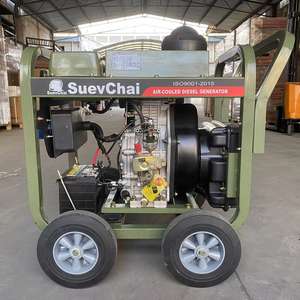 Generador diésel monofásico de arranque remoto silencioso de alta calidad al mejor <span class=keywords><strong>precio</strong></span> de DG7800E 6KVA - Product Image 3