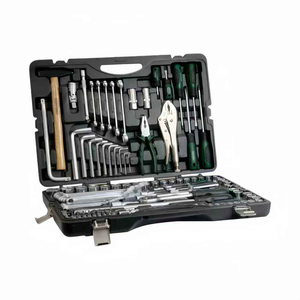 Kit d'outils de réparation automobile 142+2 pièces, clé à cliquet 72 dents, embouts de tournevis, étui rigide, personnalisable, fabrication OEM, aluminium - Product Image 6