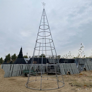 Grande Albero di Natale con Struttura Metallica da 5m/6m/7m/8m/10m/12m - Albero di Natale Commerciale da Esterno per Centri Commerciali, Hotel, Decorazioni per Eventi - Product Image 3