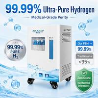 Similaire aux appareils trouvés dans les maisons de retraite et les hôpitaux, machine à respiration d'hydrogène, certification CE/ISO, bien-être quotidien