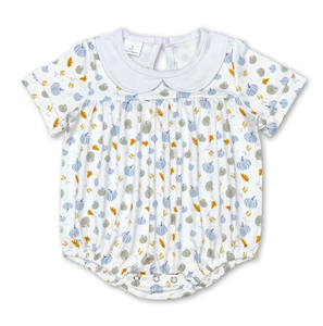 Offre Spéciale : Ensemble Décontracté Écologique pour Enfants – Tenue d'Halloween avec Haut à Nœud et Imprimé Floral, Pantalon Évasé à Volants et Robe à Manches Courtes - Product Image 3