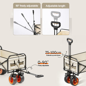 <span class=keywords><strong>Chariot</strong></span> de transport fermé en acier inoxydable à haute capacité avec garde-corps amovibles <span class=keywords><strong>pour</strong></span> <span class=keywords><strong>chariot</strong></span> pliant électrique d'ingénierie - Product Image 4