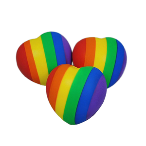 सबसे लोकप्रिय pu फोम सिमुलेशन रंगीन दिल धीमी गति से बढ़ती स्क्वीज़ तनाव बच्चों और वयस्कों के लिए खिलौने को निचोड़ते हैं - Product Image 4