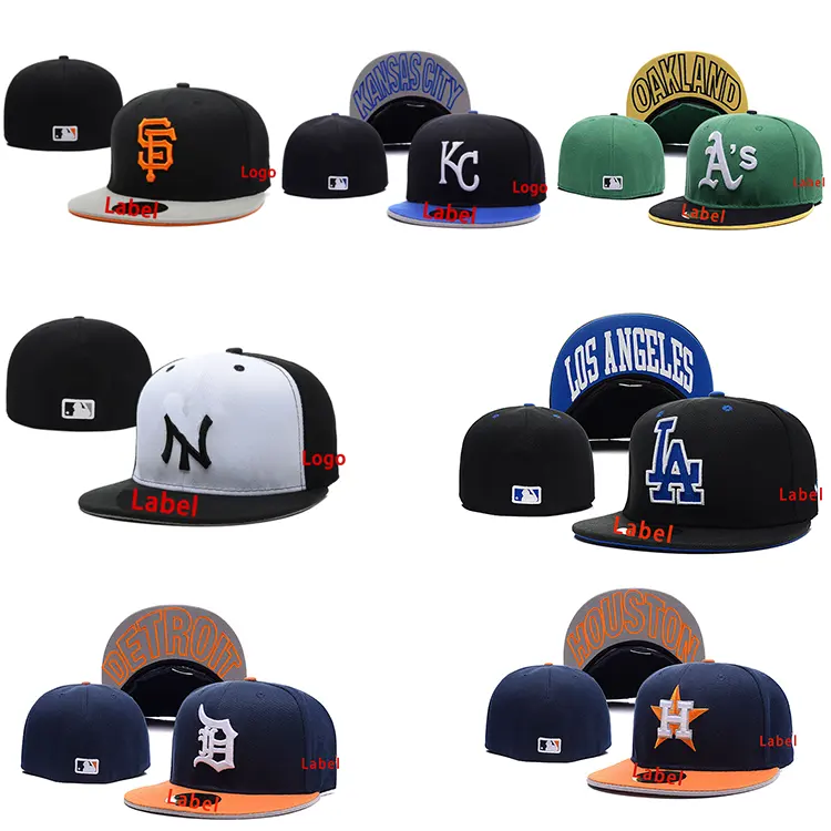 Cappelli aderenti all'ingrosso Ml b Ny Cap uomo papà bambini nuovo Snapback sport York Yan cappello da Baseball a buon mercato