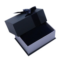 Boîte cadeau de luxe en carton imprimé sur mesure de haute qualité, 2 pièces, pour cosmétiques, parfums et montres, avec ruban et inserts en mousse