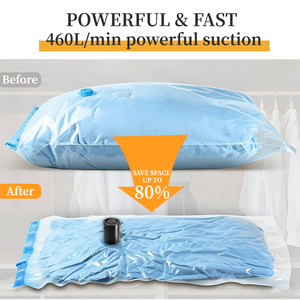 Bomba Eléctrica Plegable Portátil Ecológica Multifunción para Bolsas de Almacenamiento al Vacío con Diseño Desmontable - Product Image 4