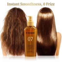 Serum Rambut Anti-Frizz Alami Organik Private Label Terlaris 70ml Vegan Bebas Kekejaman Hewan Pelembap Herbal