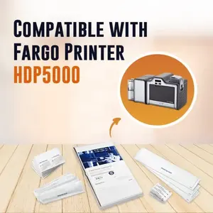 طابعة بلاستيكية Fargo HDP5000 HDP5600 الأصلي مجموعة أدوات التنظيف