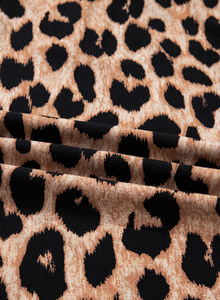 Dear-Lover Abito Midi Elegante Casual con Maniche Lunghe, Stampa Leopardata e Dettaglio Arricciato, Vendita all'Ingrosso - Product Image 5