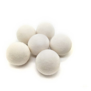 Meilleures ventes Boules de lavage en feutre naturelles faites à la main réutilisables <span class=keywords><strong>DIY</strong></span> 100% <span class=keywords><strong>laine</strong></span> de Nouvelle-Zélande non parfumées 7 cm - Product Image 6