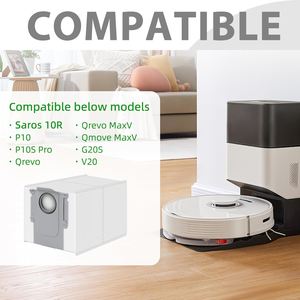 Sac à poussière pour aspirateur <span class=keywords><strong>robot</strong></span> <span class=keywords><strong>Xiaomi</strong></span> <span class=keywords><strong>Roborock</strong></span> P10 Q Revo, pièces détachées, accessoire, filtre non tissé - Product Image 4