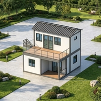 SKYLINE Maisons conteneurs préfabriquées 20 pieds, maisonnette détachable respirante au design postmoderne, maison prête à l'emploi, hôtel en acier, bureau compact