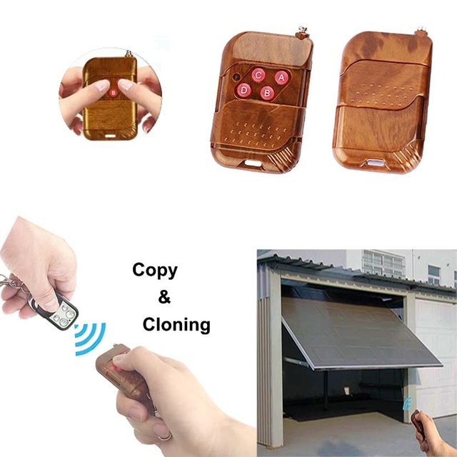 Factory Supplier's 4-Button Wireless Remote Control Universal 433MHz Copy Code Less Than 1 Dollar Price Made of Plastic