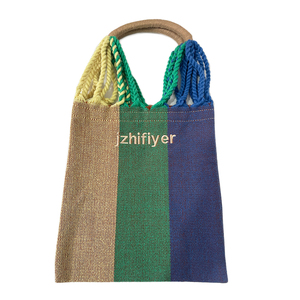 Thời Trang Mới Phong Cách <span class=keywords><strong>Canvas</strong></span> Tote Túi Cho Phụ Nữ Đầy Màu Sắc Bohemia Túi Xách Với Hai Tay Cầm Đóng Cửa Mới Nhất Túi Xách 2025 - Product Image 2
