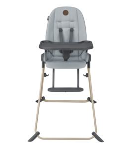 Chaise haute Ava pour bébé, de la naissance à 3 ans, autoportante, en acier inoxydable, 3 positions inclinables, chaise haute moderne pour bébé - Product Image 2