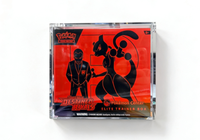 Boîte de rangement en acrylique de qualité supérieure pour cartes Elite Trainer Box, résistante aux UV, avec couvercle magnétique