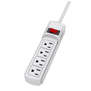 Panama chúng tôi điện dải bảo vệ tăng 4 cửa hàng với 3ft mở rộng dây điện thanh treo tường cho văn phòng nhà trắng - Product Image 1