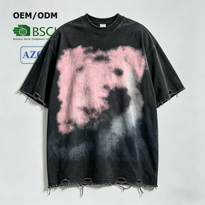 Camiseta Oversize Negra para Hombre, Estilo Urbano, con Estampado Digital Vintage, Cuello Redondo, 100% Algodón, Anti-Pilling, Diseño Gráfico Desgastado, Unisex - Product Image 1