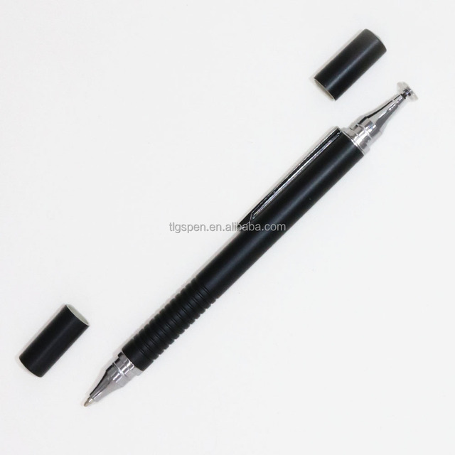 2 in 1 universal stylus pen with ball point pen compatible touch screen pen without battery for ipad and mobile phone