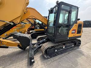 Excavatrice compacte SY75C avec bras à longue portée de 7 m excelle dans les travaux de construction municipale complexes - Product Image 3