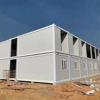 Maison conteneur préfabriquée en kit, bureau modulaire, école, cuisine, clinique, salle de premiers secours pour chantier de construction et campement