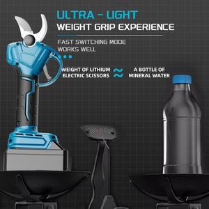 Tijeras Eléctricas Inalámbricas de Iones de Litio, Capacidad de Corte de 35 mm, Funcionamiento con Batería Recargable, Diseño Ambidiestro de Doble Corte - Product Image 2