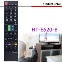 Control Remoto para TV HT-E620-B Compatible con Sharp, Sony, Hitachi y Panasonic