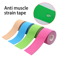 Vente en gros très populaire : Bande adhésive faciale unilatérale en coton acrylique, activée par l'eau, anti-rides, respirante, pour lifting du visage