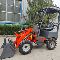 Mini Caricatore Elettrico 0.4T su Ruote, Approvato CE, Alimentato a Batteria per Lavori di Carico in Magazzini e Fabbriche