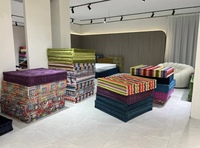 Canapé Mahjong coloré de style arabe moderne Combinaison de blocs de tofu pour villa, salon, hôtel, chambre à coucher, salle à manger Canapé design