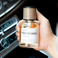 Diffuseur d'arômes de voiture en verre de 120 ml, label privé, luxe, longue durée, élimination puissante des odeurs