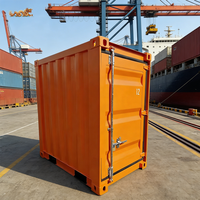 Mini conteneur de stockage portable en acier Corten de 4 pieds pour marchandises sèches