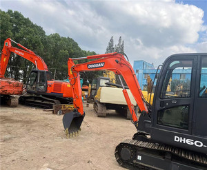 Excavatrice à roues DH60-7 Doosan d'occasion Offre Spéciale en bon état Série 60 avec belle pompe moteur et composants de base de boîte de vitesses - Product Image 4