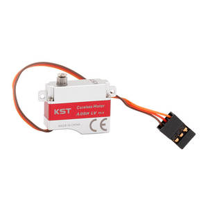 Servo KST A08H LV 4.2V HV sin núcleo, de aleación de aluminio, con engranajes de acero endurecido, 2.0 Kg.cm 0.09s/60D, reforzado para modelos de hormigón y planeadores. - Product Image 3
