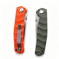 Nouveau couteau de poche pliable en acier D2, manche G10, roulement à billes en céramique, couteau de survie pour le camping, la pêche et les activités de plein air, avec boîte cadeau noire