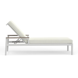 Cómoda Tumbona de Aluminio para Exteriores con Marco Metálico, Ideal para Tomar el Sol en la Piscina - Product Image 2