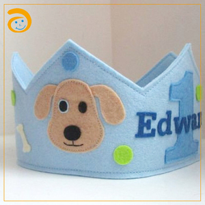 Nouvelle arrivée feutre reine couronne princesse couronne pour enfants fête d'anniversaire chapeau Halloween noël nouvel an - Product Image 4