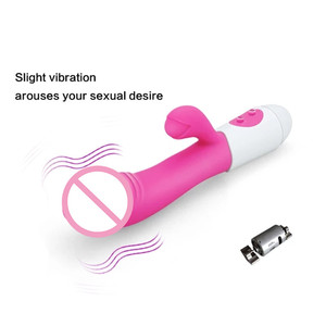 Forniture per il sesso vibratore stimolatore clitorideo G-spot femminile adulto massaggio alimentato a batteria Dildo strumenti del sesso per le donne - Product Image 2