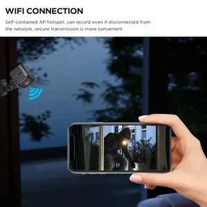 Câmera QZT Mini Wi-Fi Hd 1080p Visão Noturna Micro Câmera de Segurança Doméstica Sem Fio