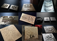Máquina de Grabado CNC Programable para Grabar Moldes de Estampado en Caliente de Magnesio y Placas de Plegado con Software ArtCAM