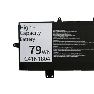 Batería de Repuesto de Alta Capacidad de 79 Wh y 5130 mAh C41N1804 para Portátil Asus ZenBook Pro14 UX480 UX480FD UX450 UX450FD - Product Image 3