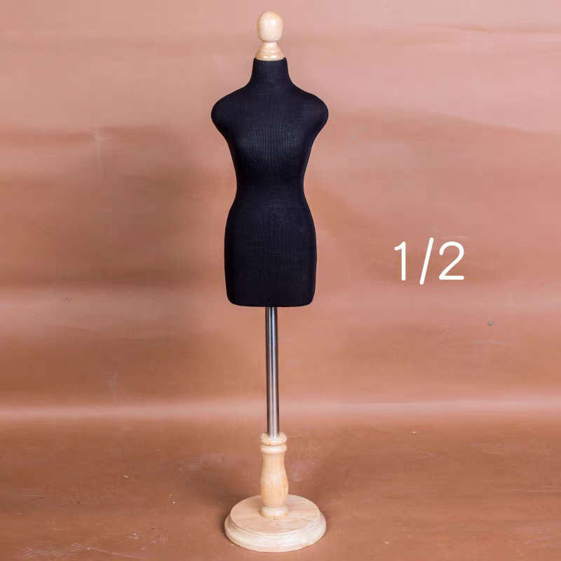 Nuevo conjunto de algodón negro para mujer, 1/2 (incluye la base).