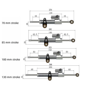 Accesorios para Motos, Barra de Acoplamiento para Modificaciones <span class=keywords><strong>NIU</strong></span>, Amortiguador de Dirección Stroke 70/85/100/130 - Product Image 2