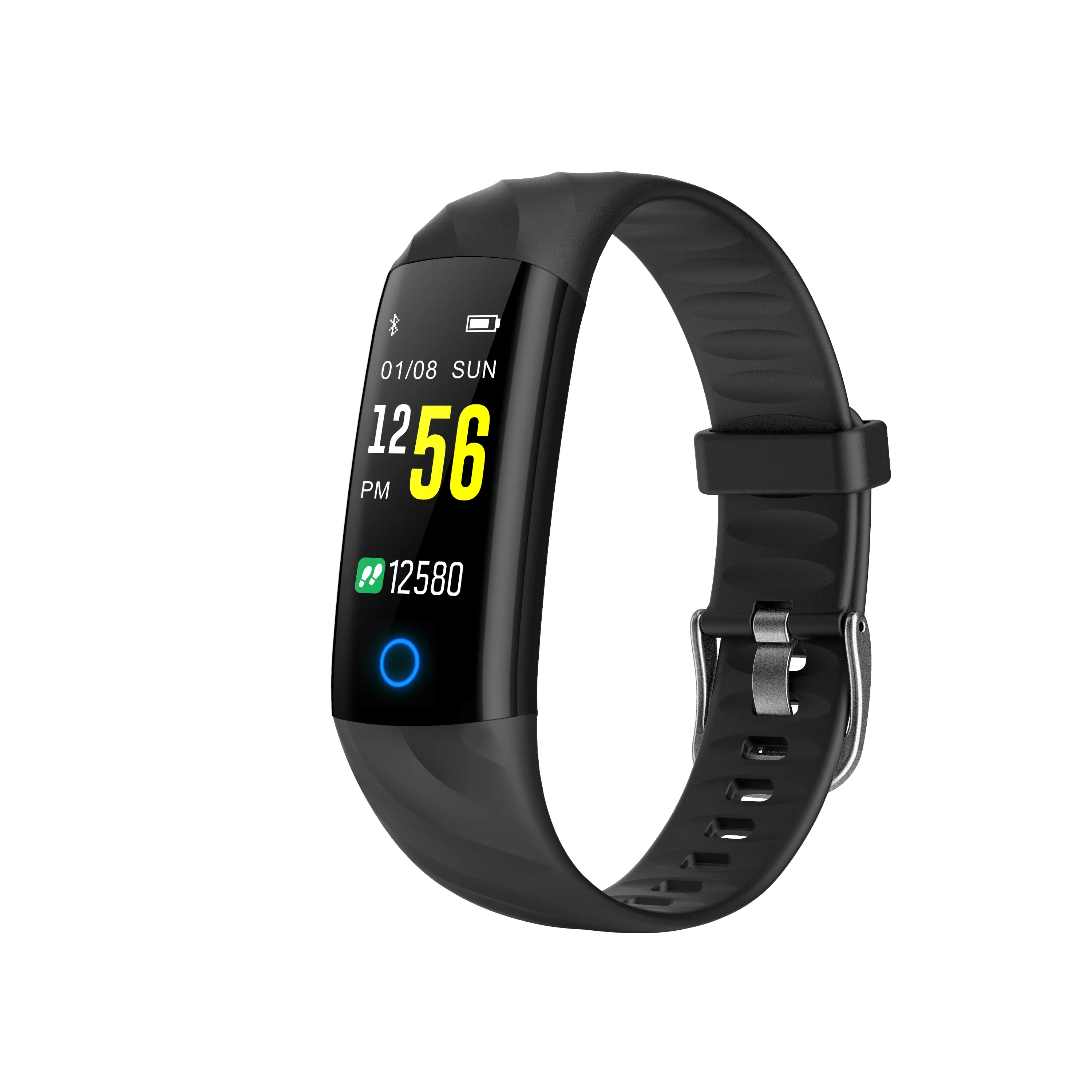 S5 Smart Band 0.96 Inch Touch Screen Heart Rate Blood Pressure Fitness Tracking Smart Bracelet